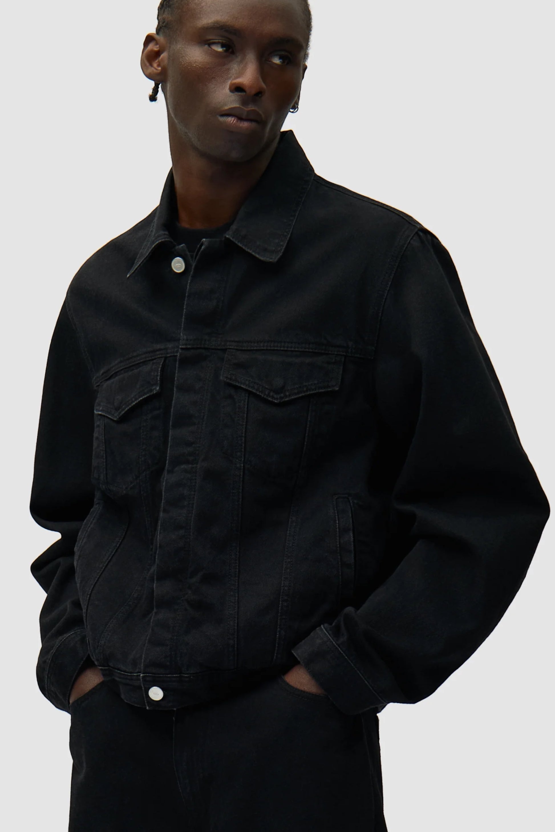 Veste Jean Arte Black - Logo Brodé - Coton Premium Portugal