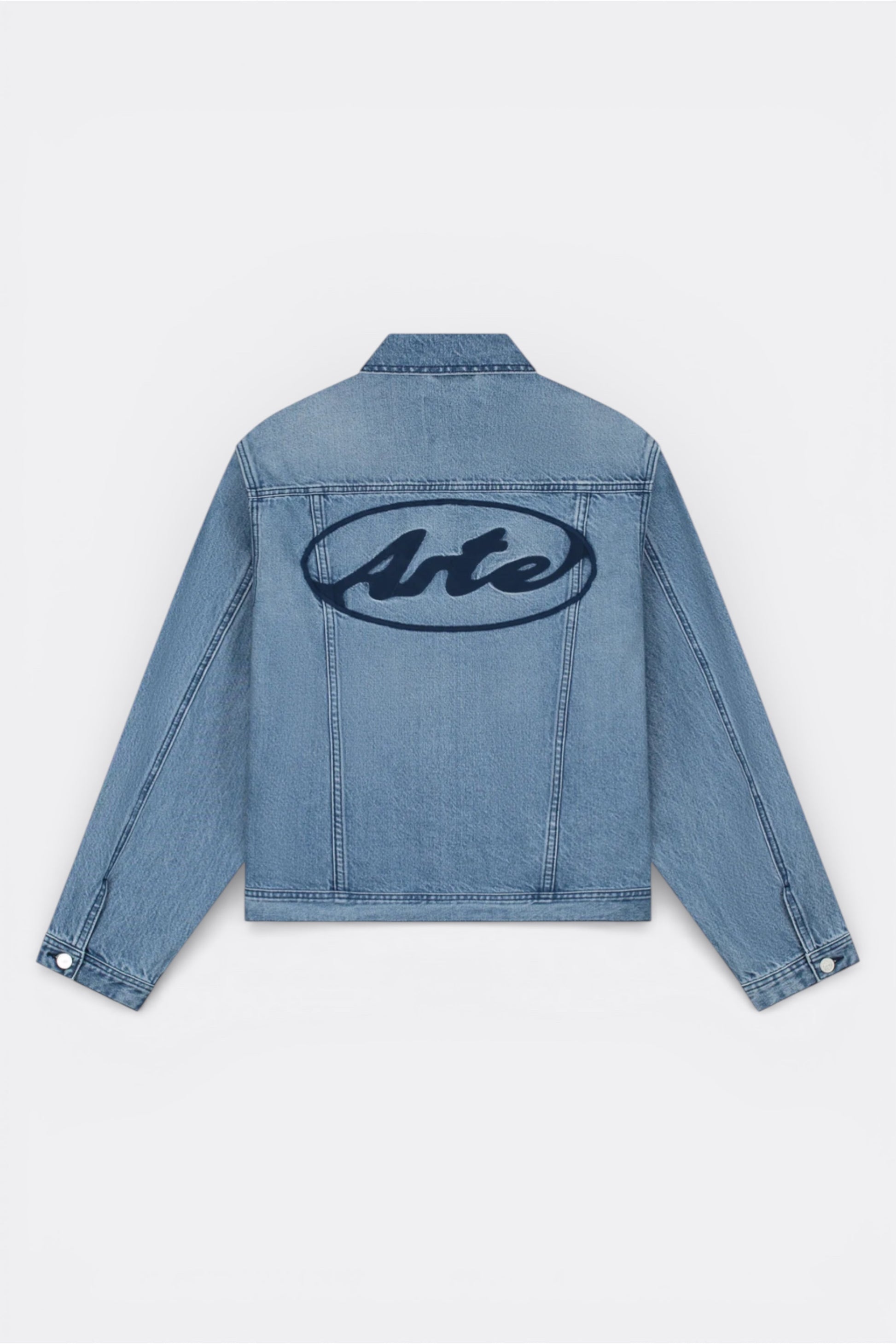 Veste Jean Arte Denim Bleach - Logo Brodé - Coton Premium Portugal