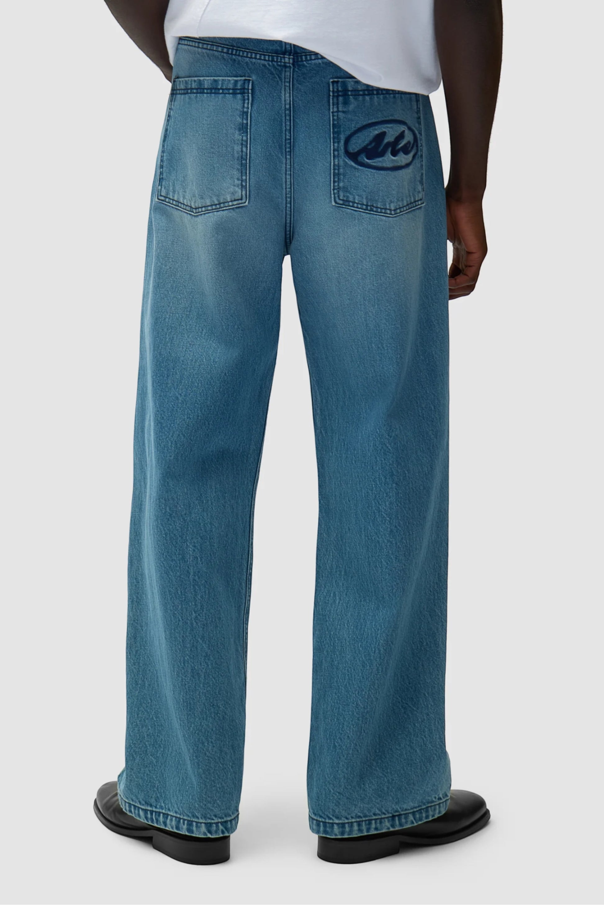 Pantalon Arte Denim Bleach - Logo Poche - Coton Premium Portugal