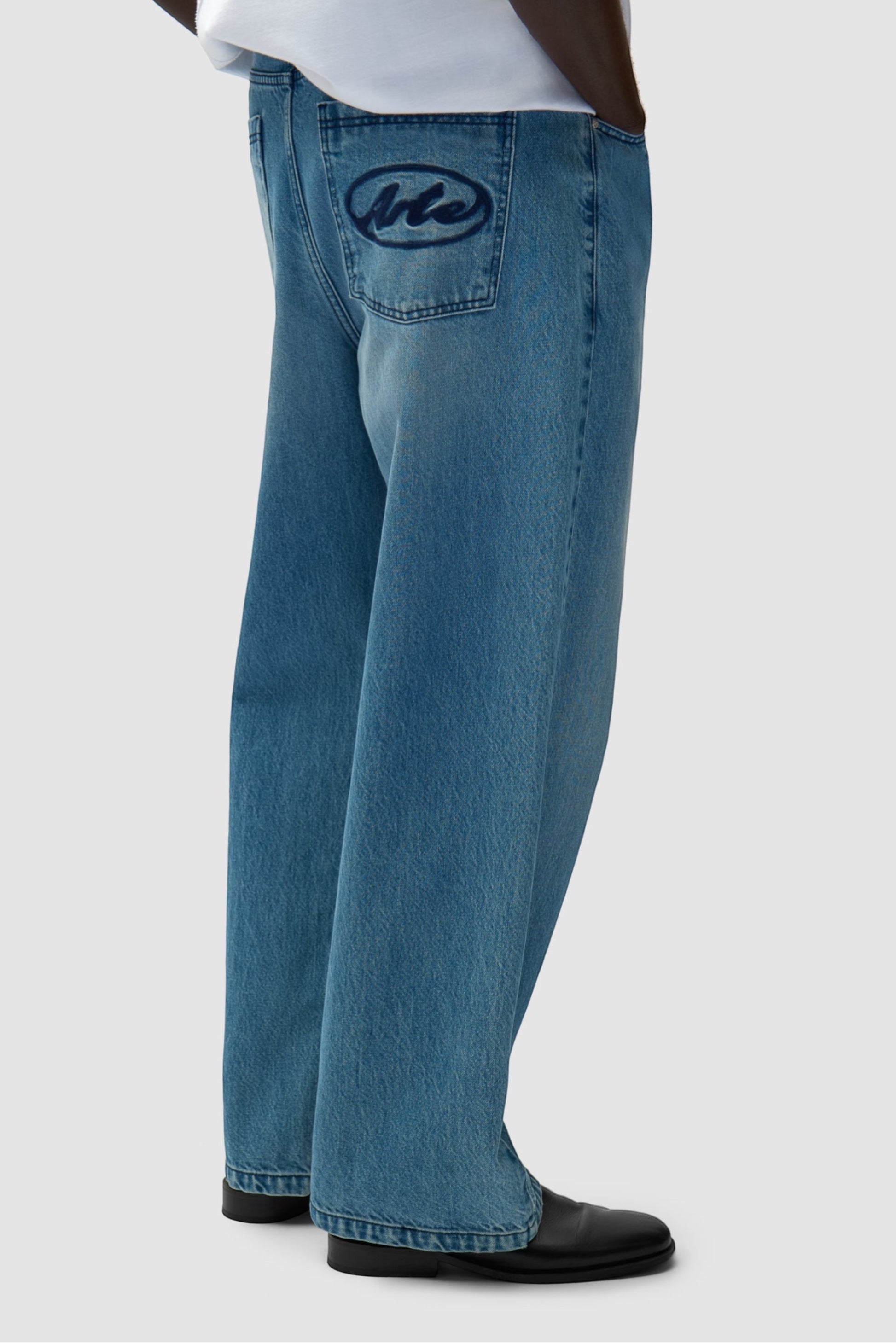 Pantalon Arte Denim Bleach - Logo Poche - Coton Premium Portugal