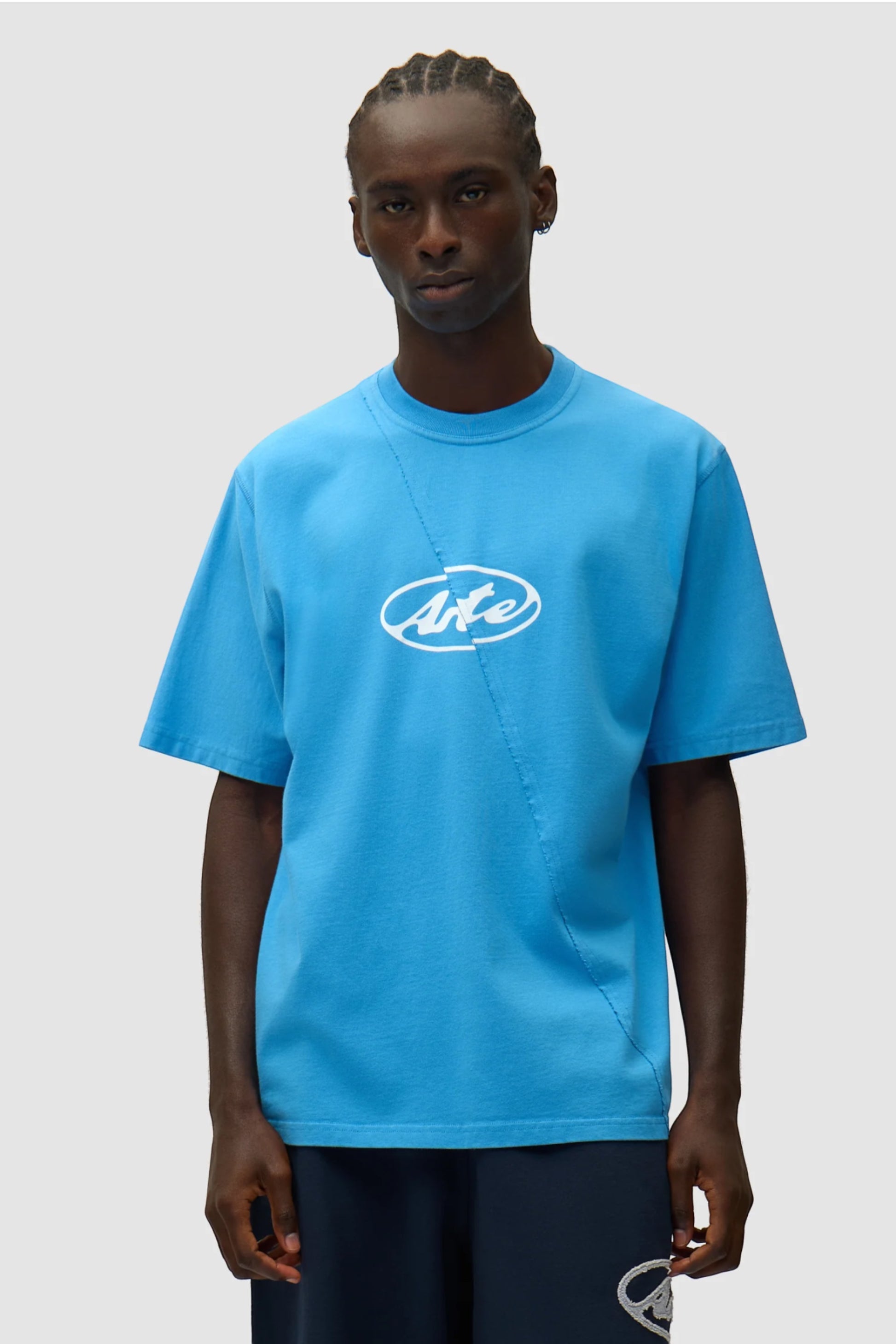 ARTE Circle Logo T-Shirt Blue | T-Shirt Coton Premium Logo Cercle
