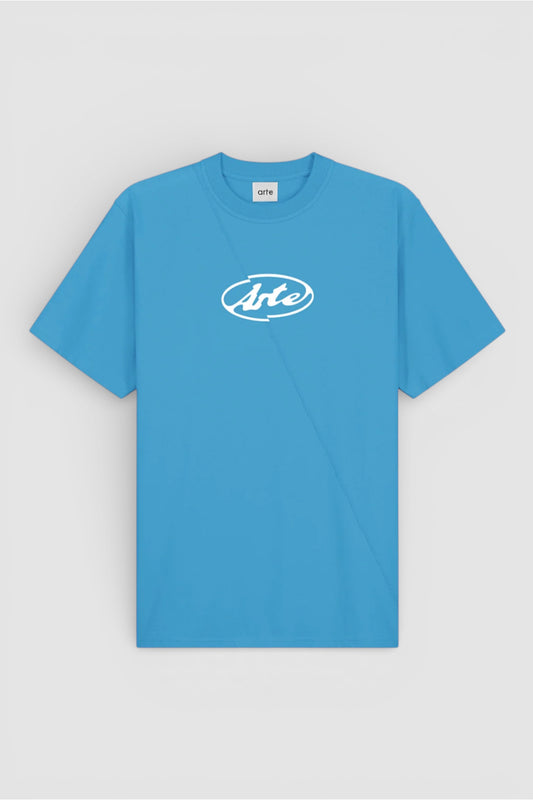 ARTE Circle Logo T-Shirt Blue | T-Shirt Coton Premium Logo Cercle
