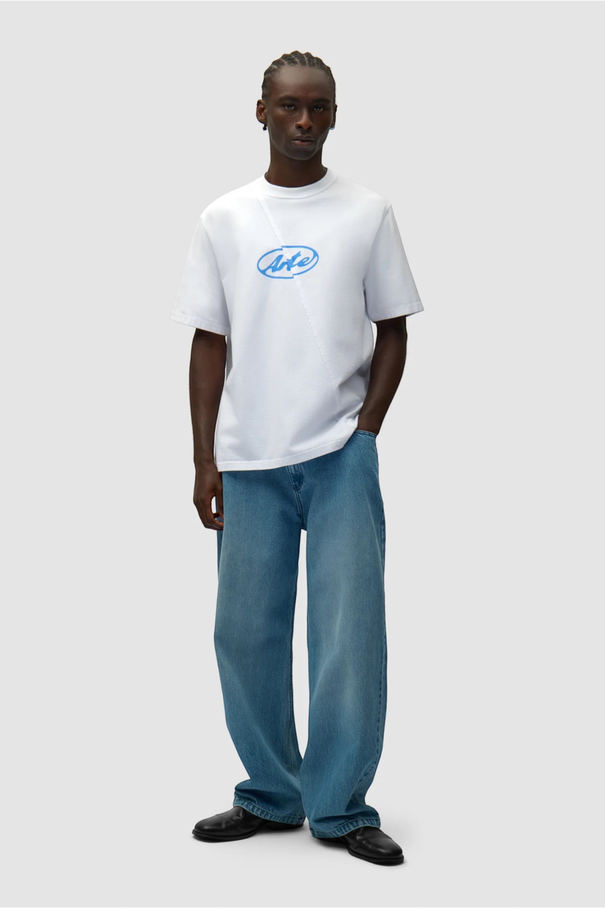 ARTE Circle Logo T-Shirt White | T-Shirt Coton Premium Logo Cercle