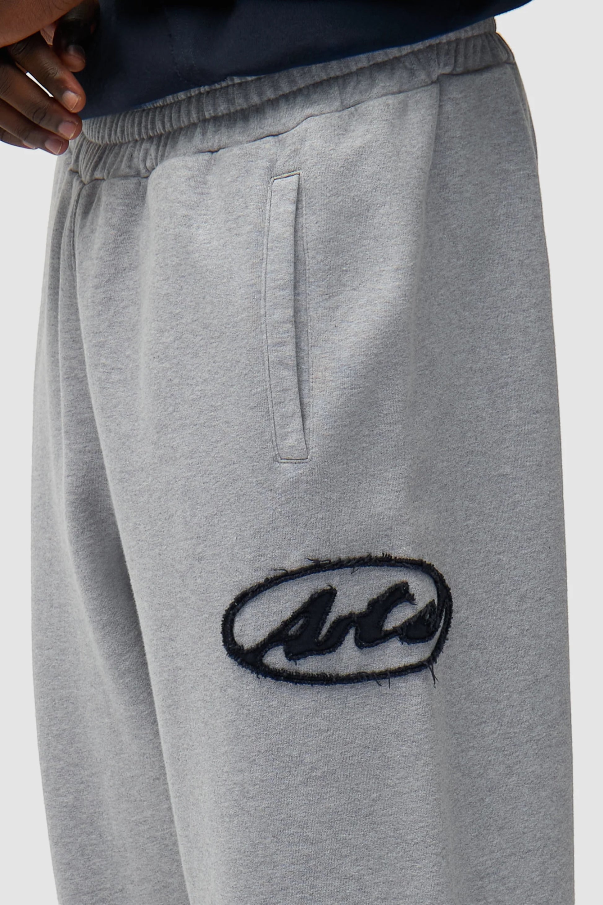 Pantalon Survêtement Arte Grey - Logo Patch - Coton Premium Portugal