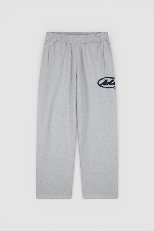 Pantalon Survêtement Arte Grey - Logo Patch - Coton Premium Portugal