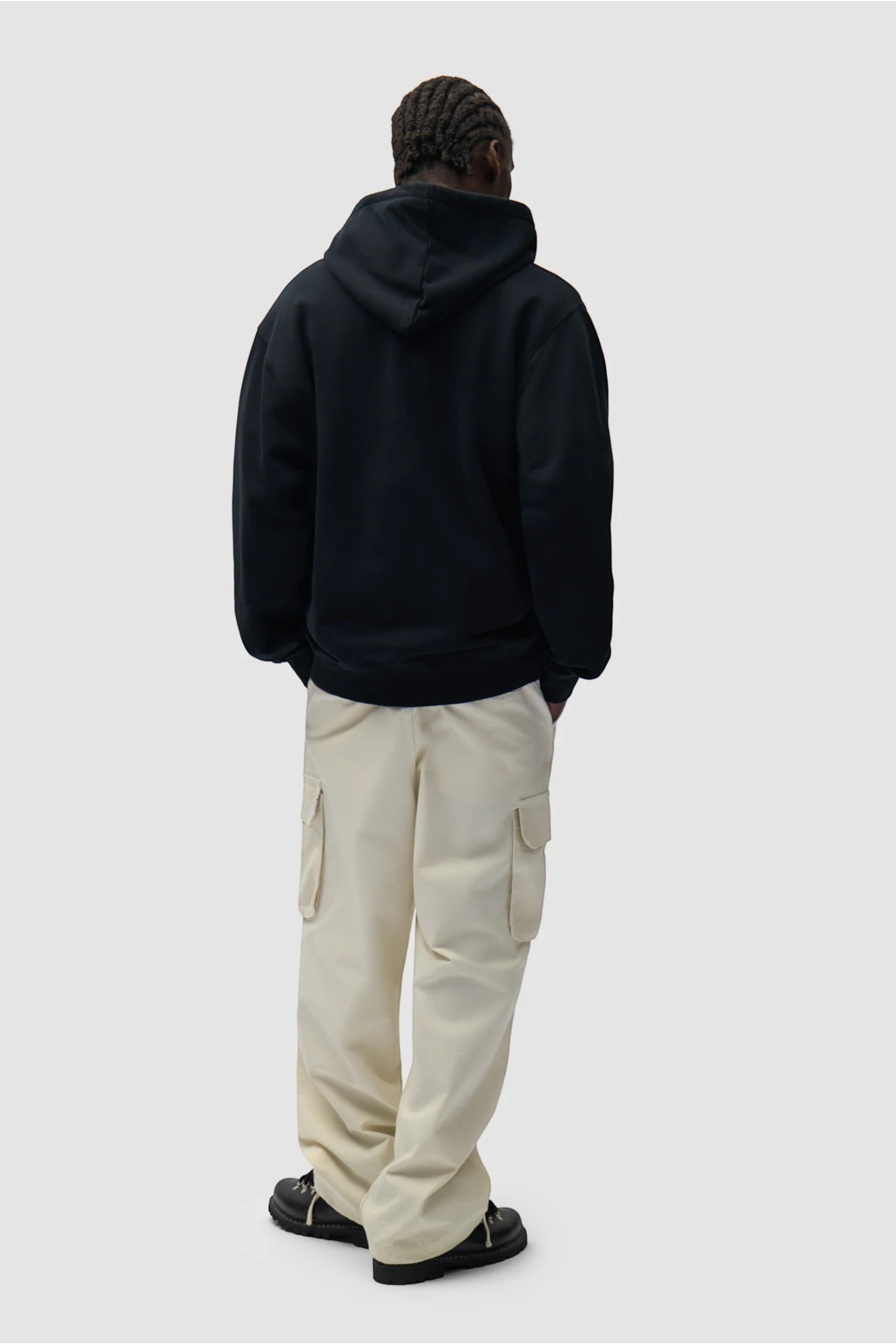 Hoodie Arte Black - Logo Collage - Coton Premium Portugal