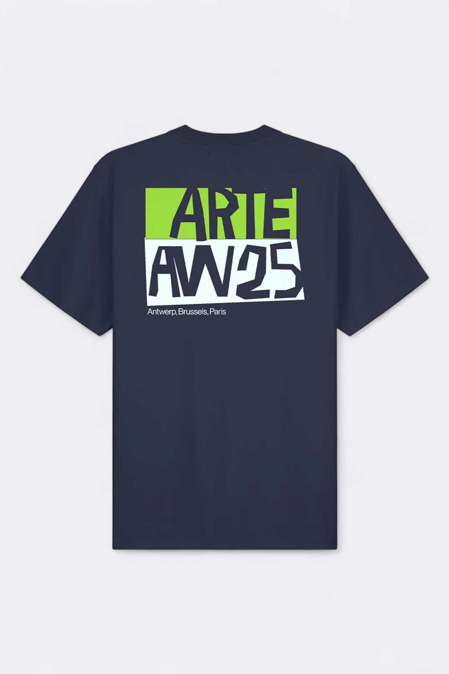 Arte - Cut Out Print T-Shirt (Navy)