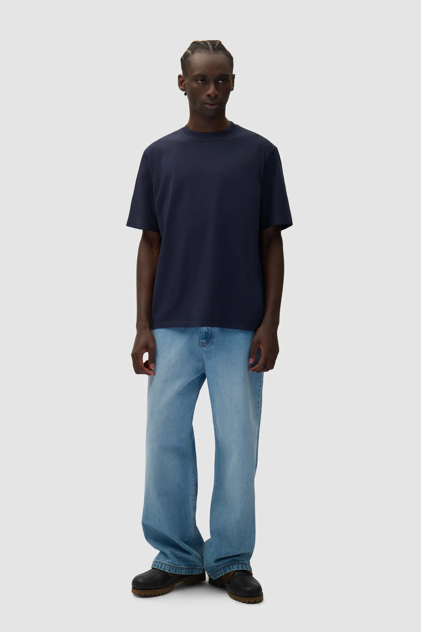 Arte - Cut Out Print T-Shirt (Navy)