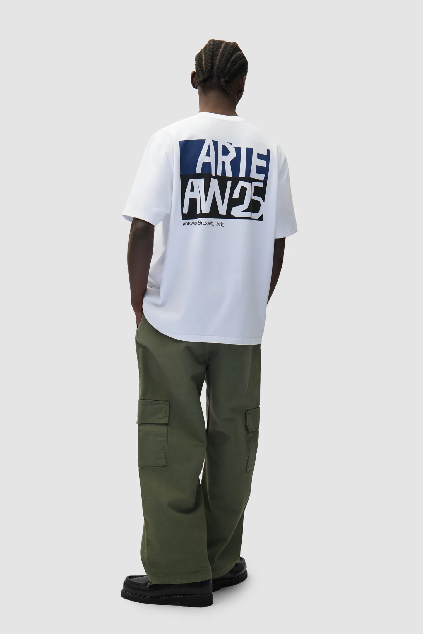 Arte - Cut Out Print T-Shirt (White)