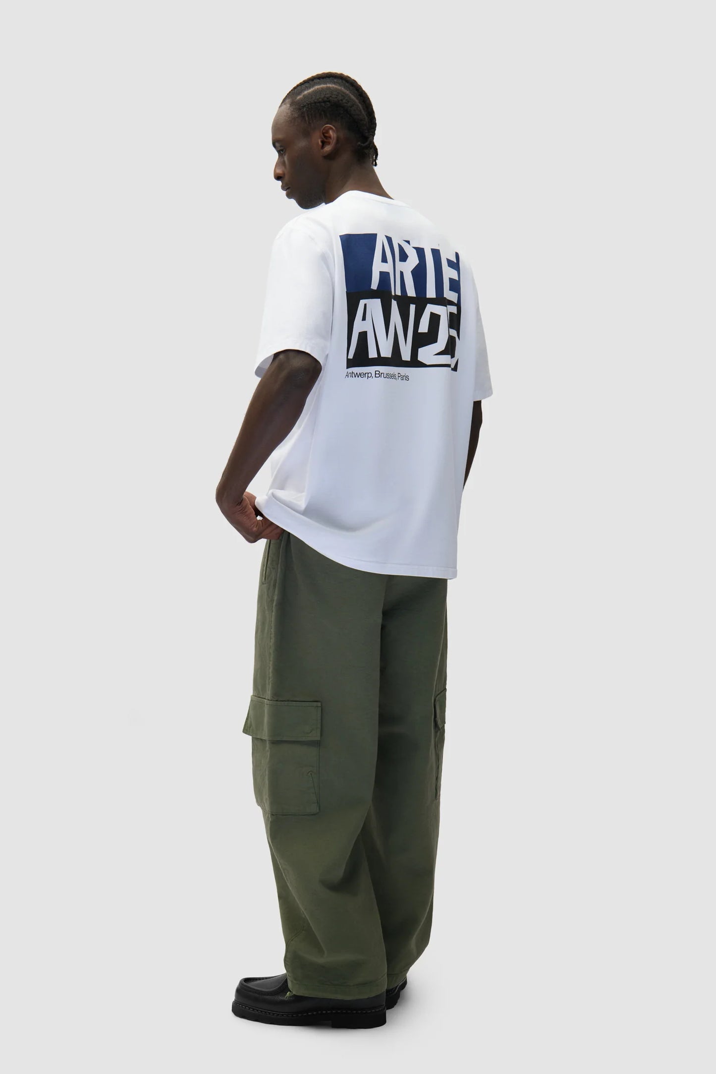 Arte - Cut Out Print T-Shirt (White)