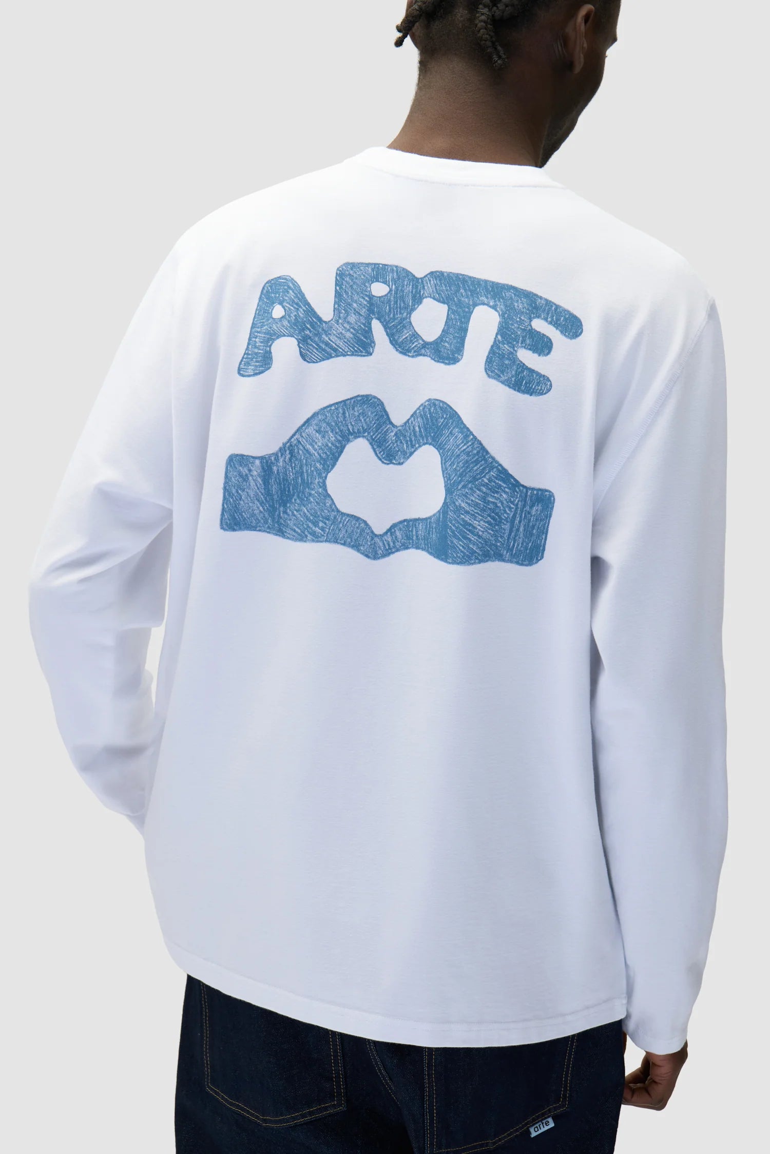 Arte - Diels Stitch T-Shirt Longsleeve (White)