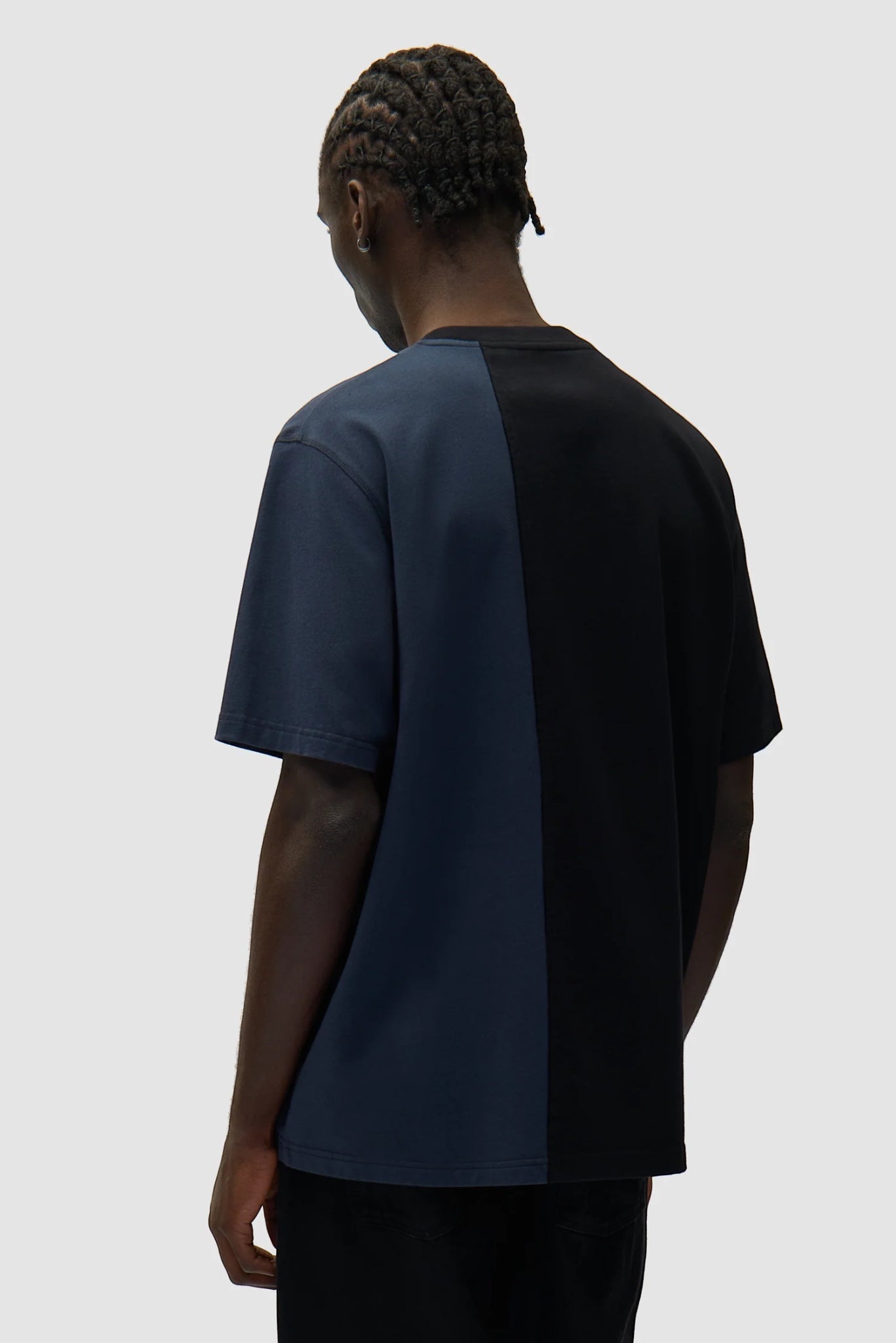T-Shirt Arte Navy Black - Duo Colour - Coton Premium Portugal