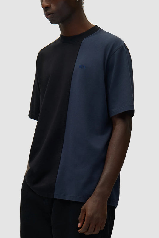 T-Shirt Arte Navy Black - Duo Colour - Coton Premium Portugal