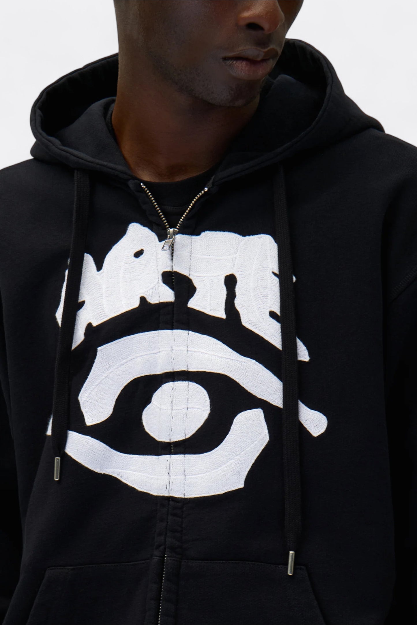 Arte - Eye Front Zip Hoodie (Black)