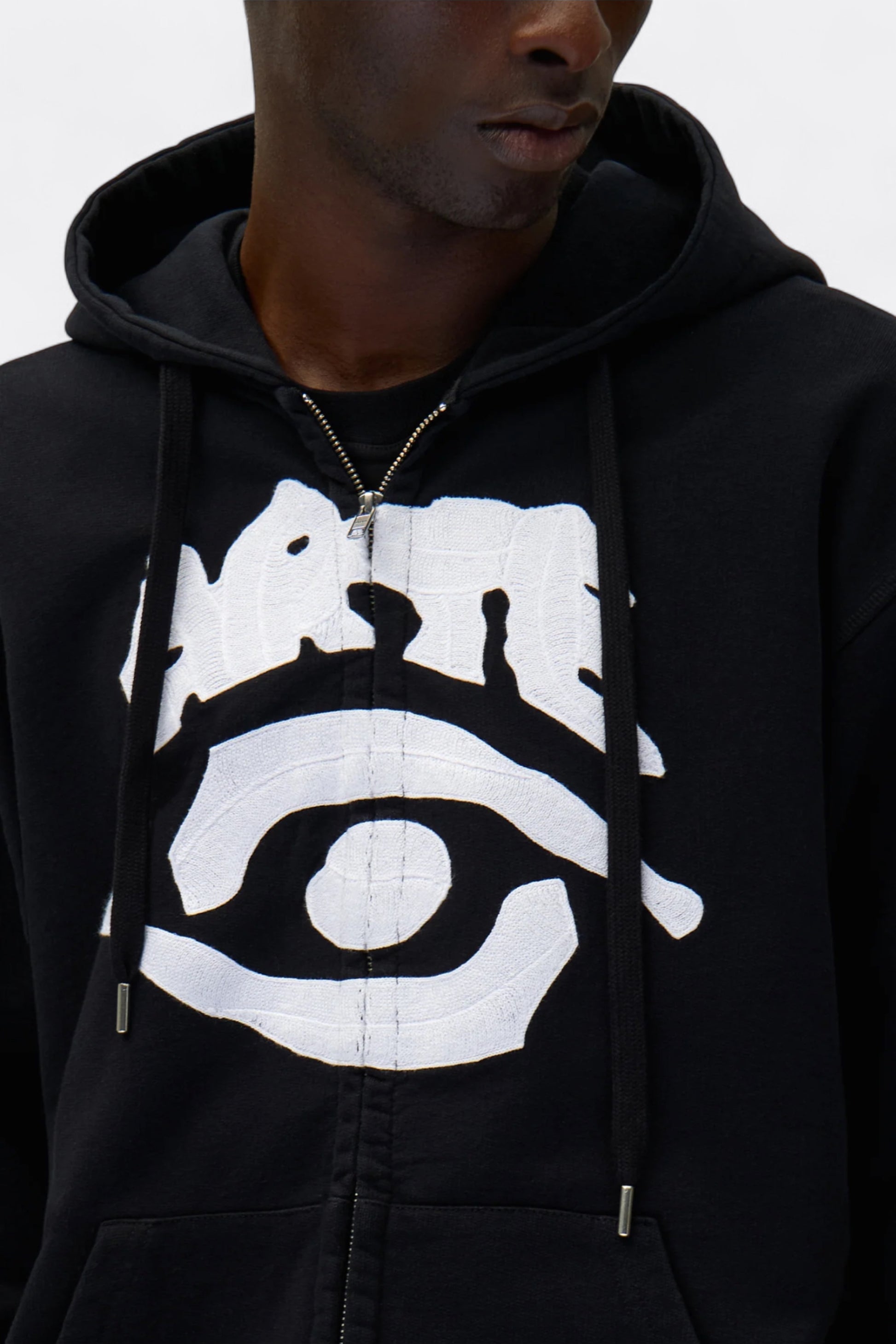 Arte - Eye Front Zip Hoodie (Black)