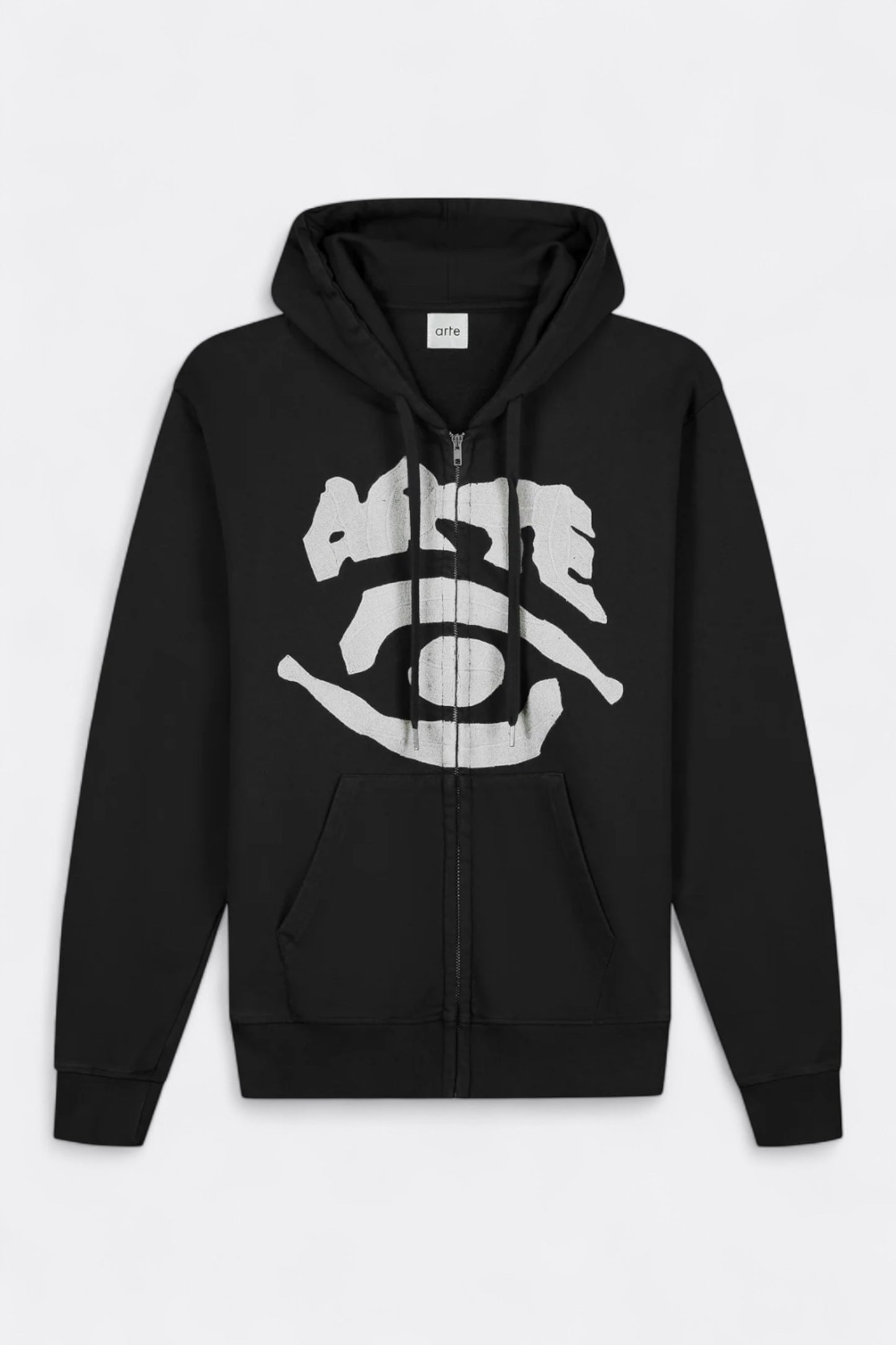 Arte - Eye Front Zip Hoodie (Black)
