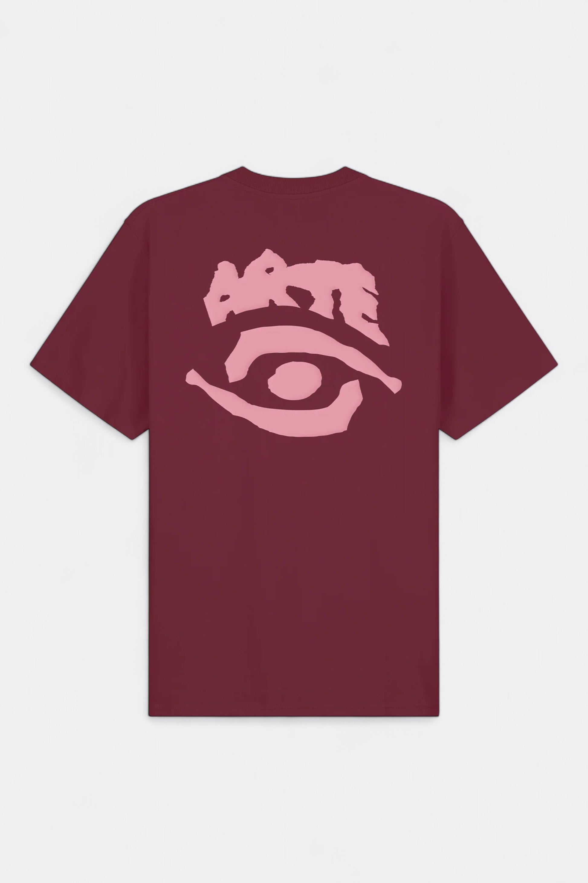 Arte - Eye Print T-Shirt (Bordeaux)