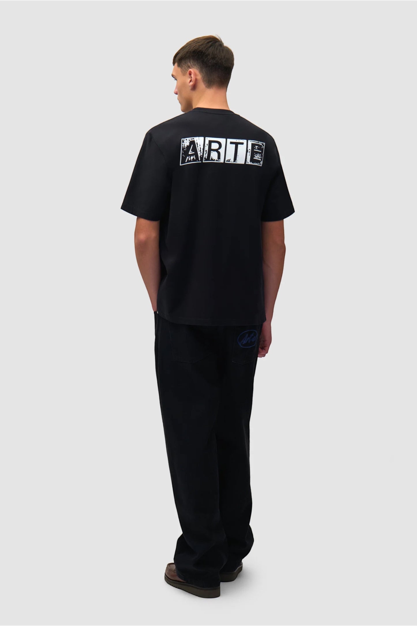 T-Shirt Arte Noir - Faded Back Print - Coton Premium Portugal