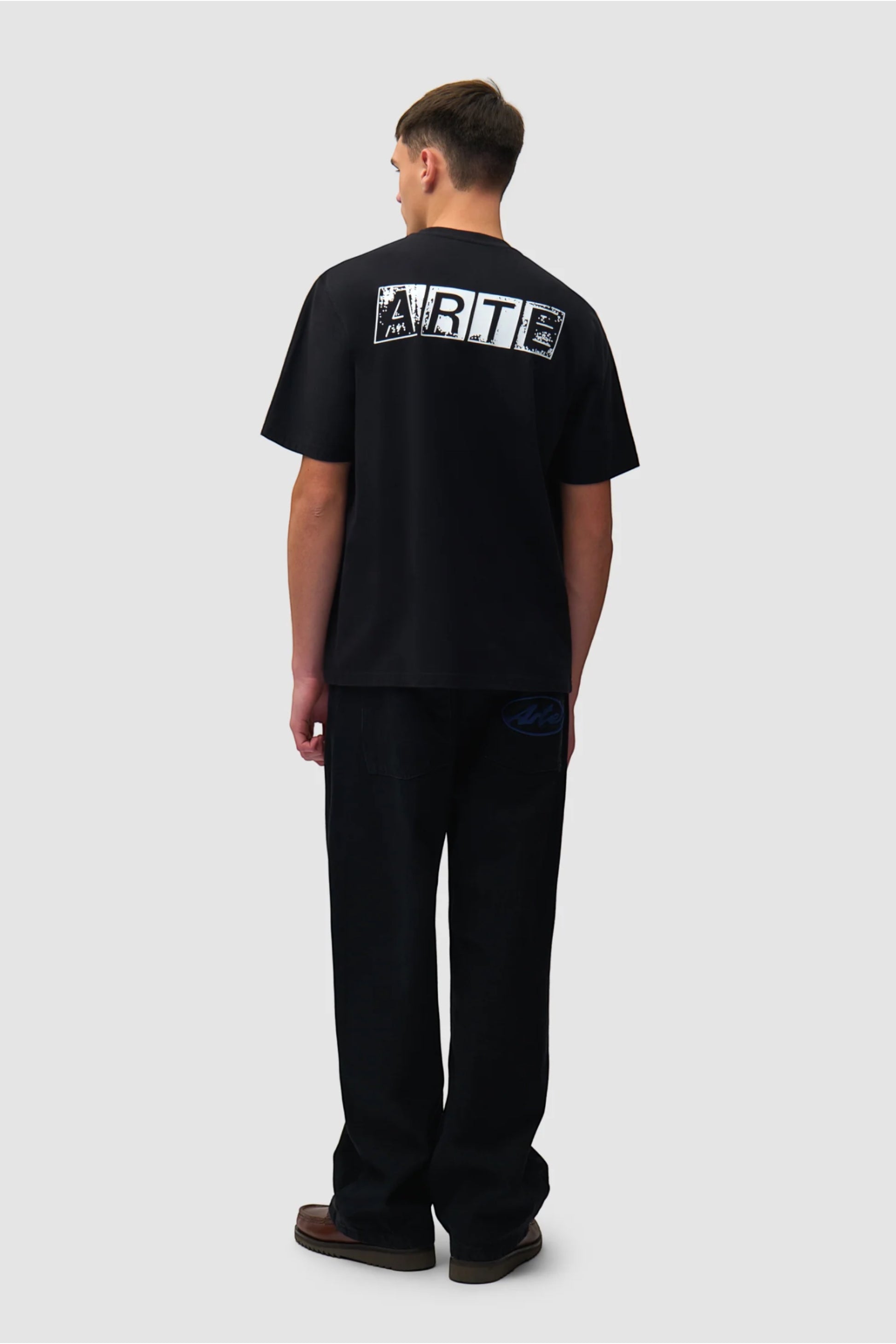 T-Shirt Arte Noir - Faded Back Print - Coton Premium Portugal