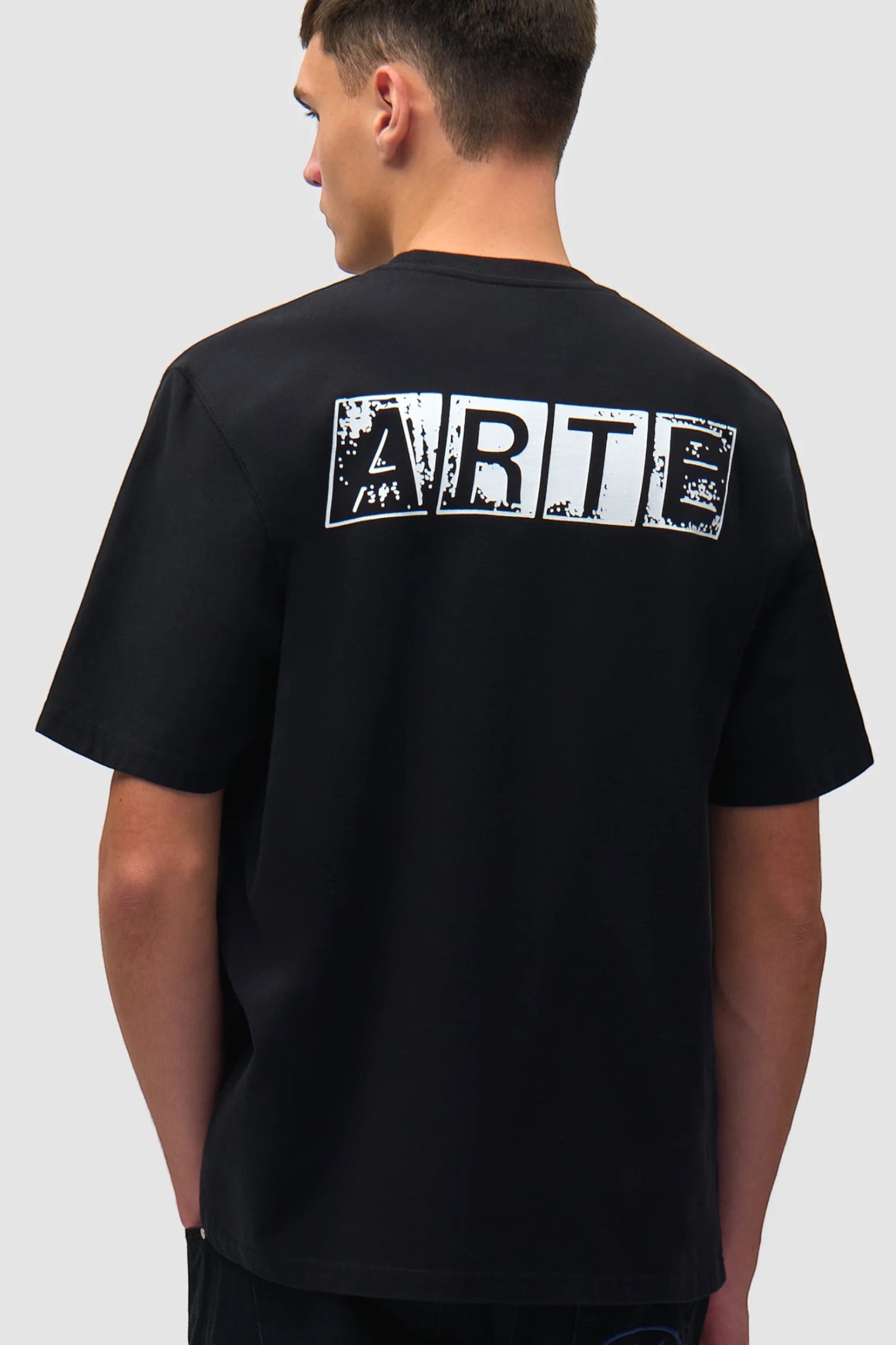 T-Shirt Arte Noir - Faded Back Print - Coton Premium Portugal
