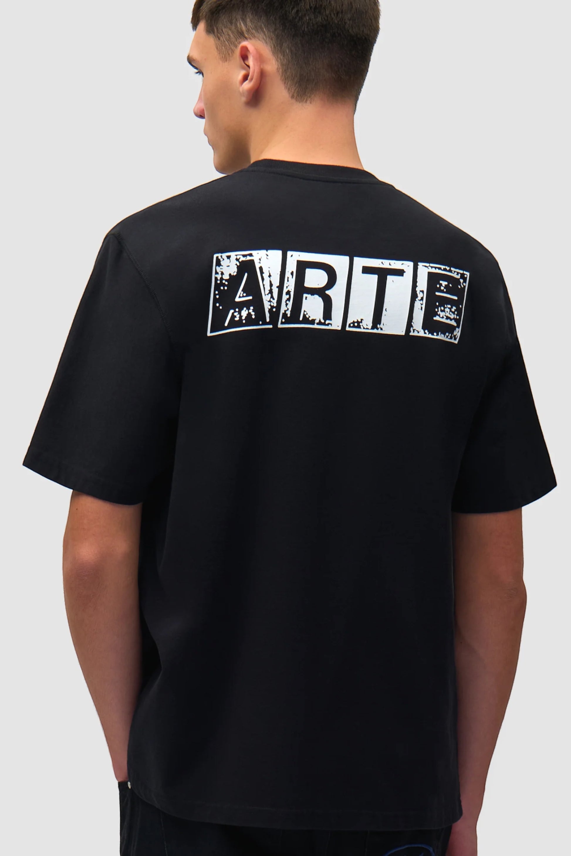T-Shirt Arte Noir - Faded Back Print - Coton Premium Portugal