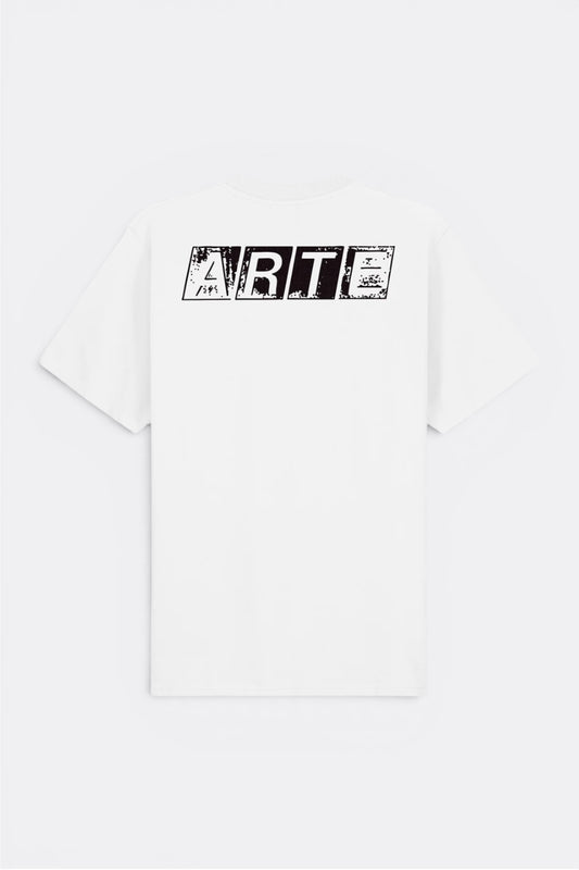 T-Shirt Arte Blanc - Faded Back Print - Coton Premium Portugal