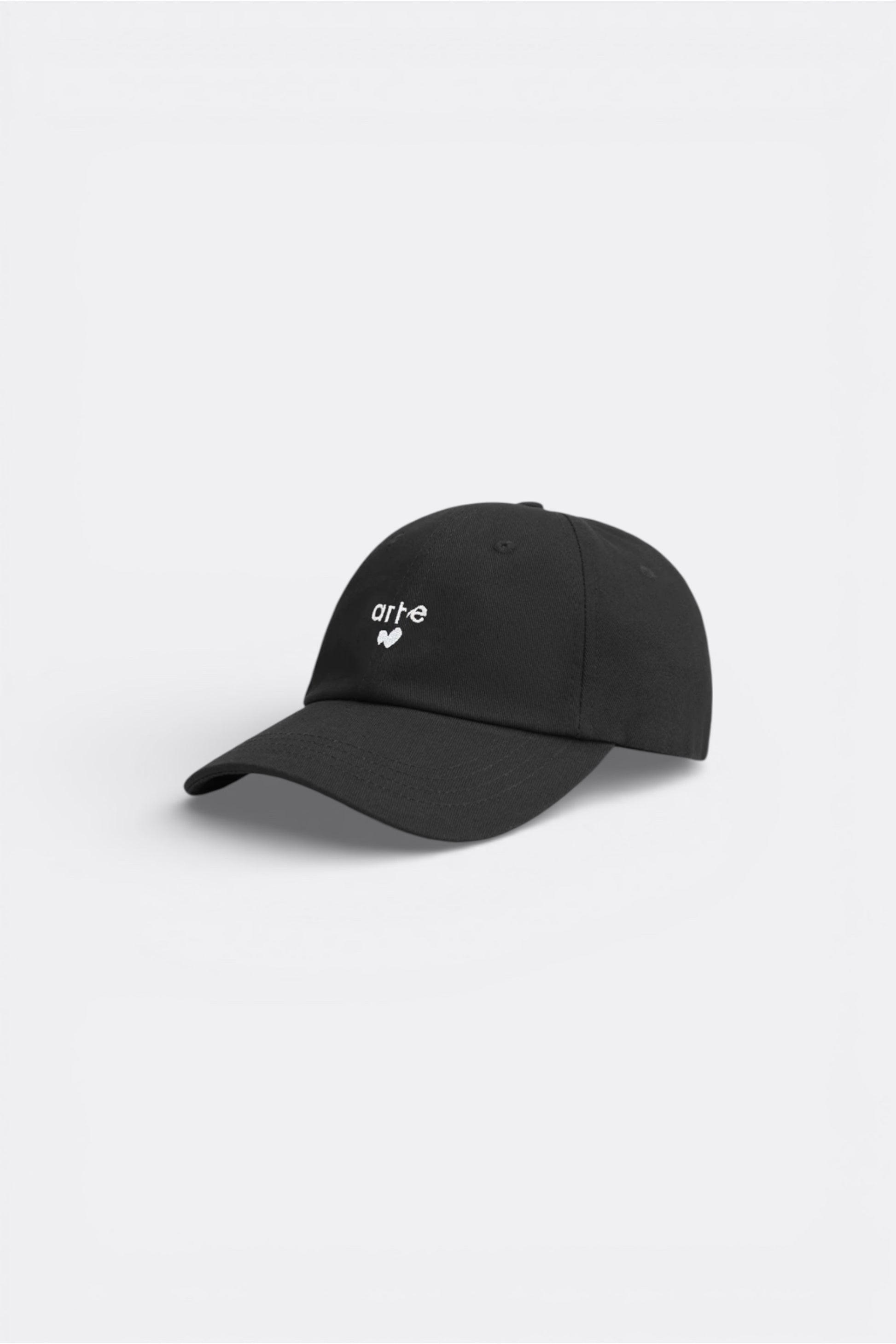 Casquette Arte Black - Logo Cœur Brodé - Coton Premium Portugal