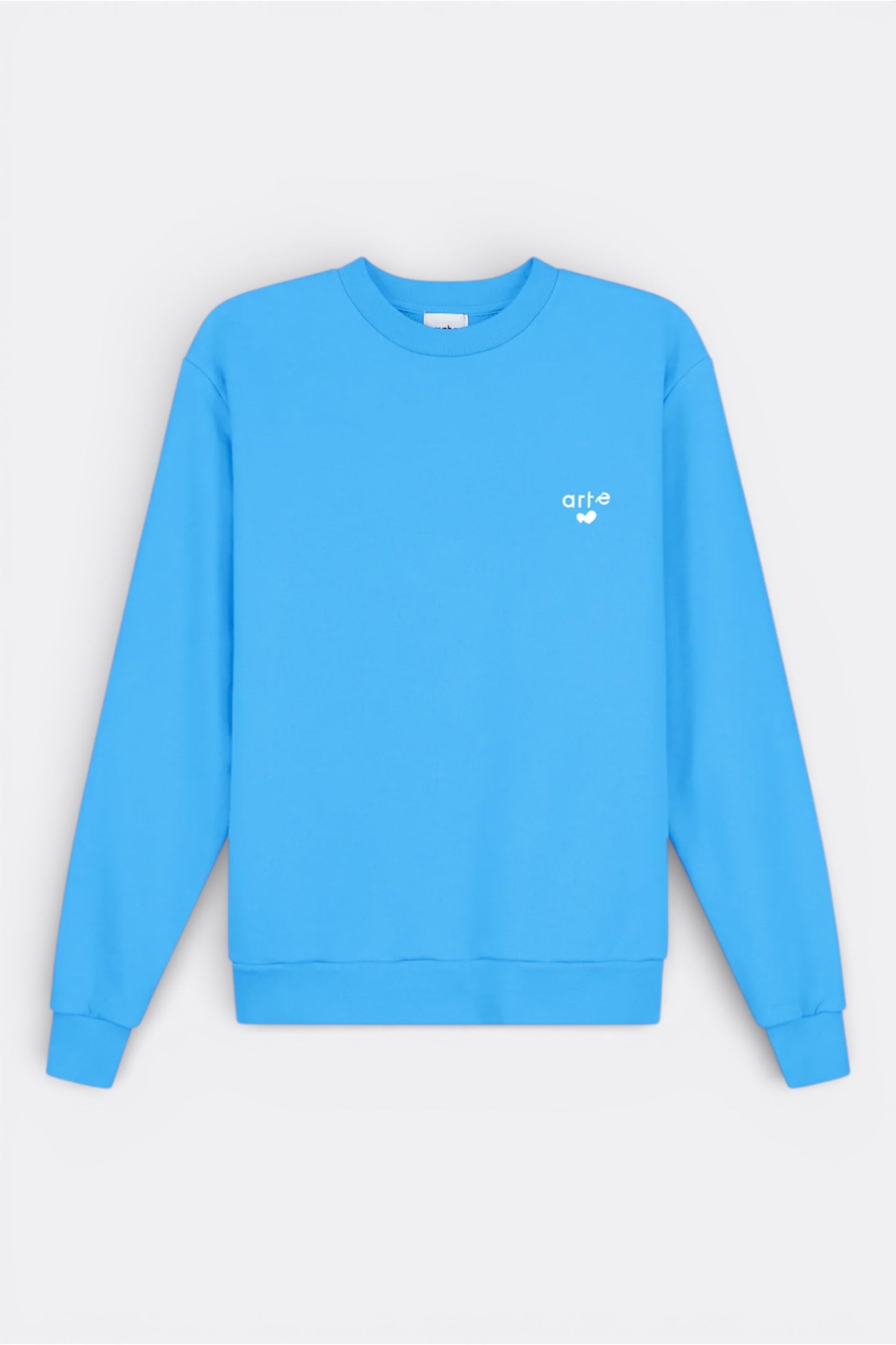 Crewneck Arte Blue - Logo Cœur - Coton Premium Portugal