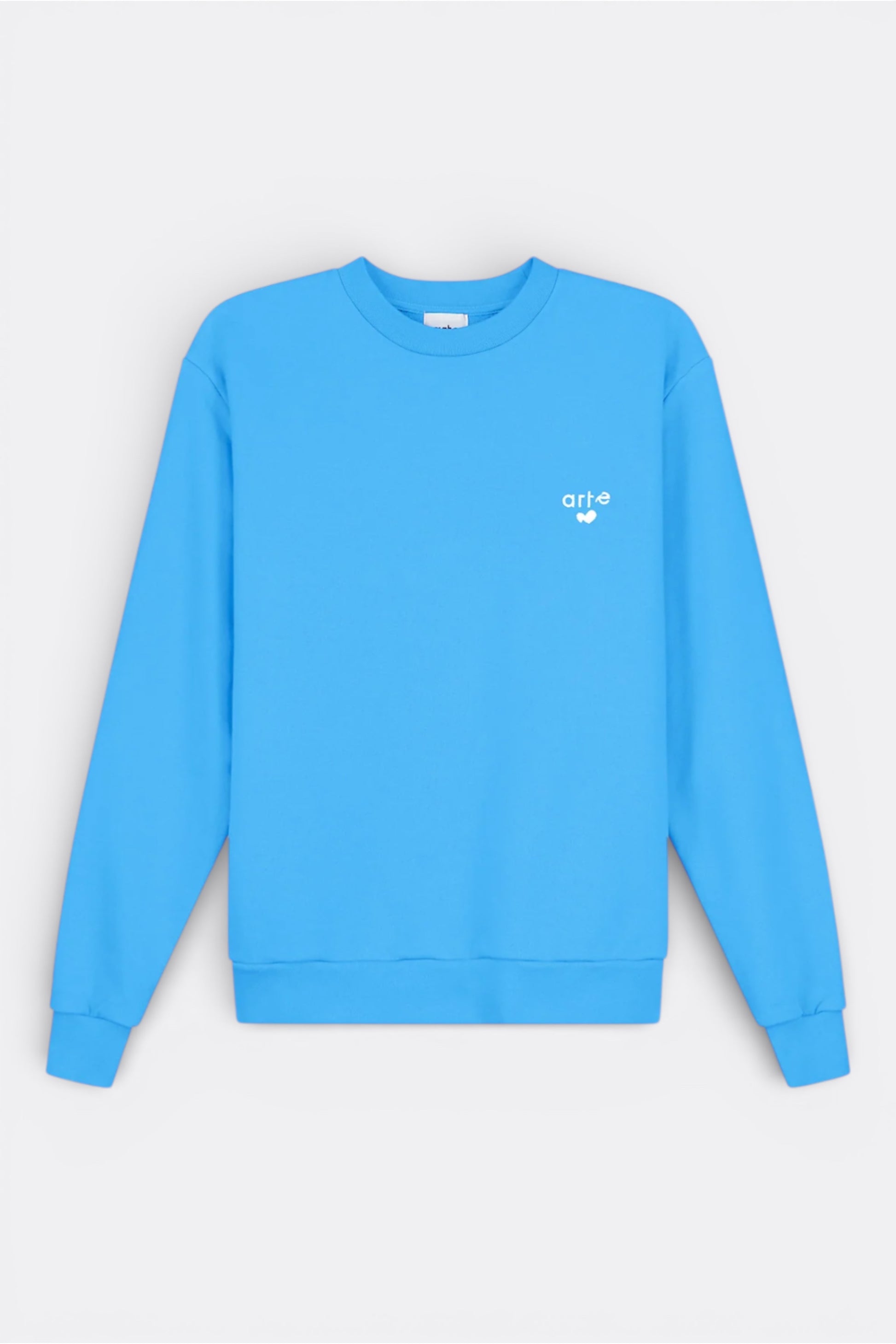 Crewneck Arte Blue - Logo Cœur - Coton Premium Portugal