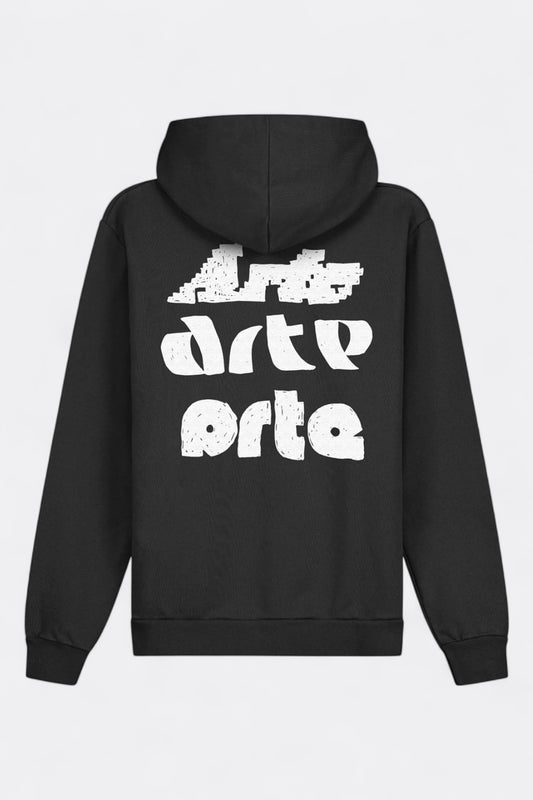 Arte - Multi Arte Print Hoodie (Black)