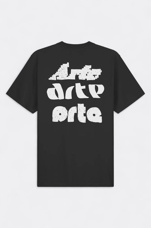 Arte - Multi Arte Print T-Shirt (Black)