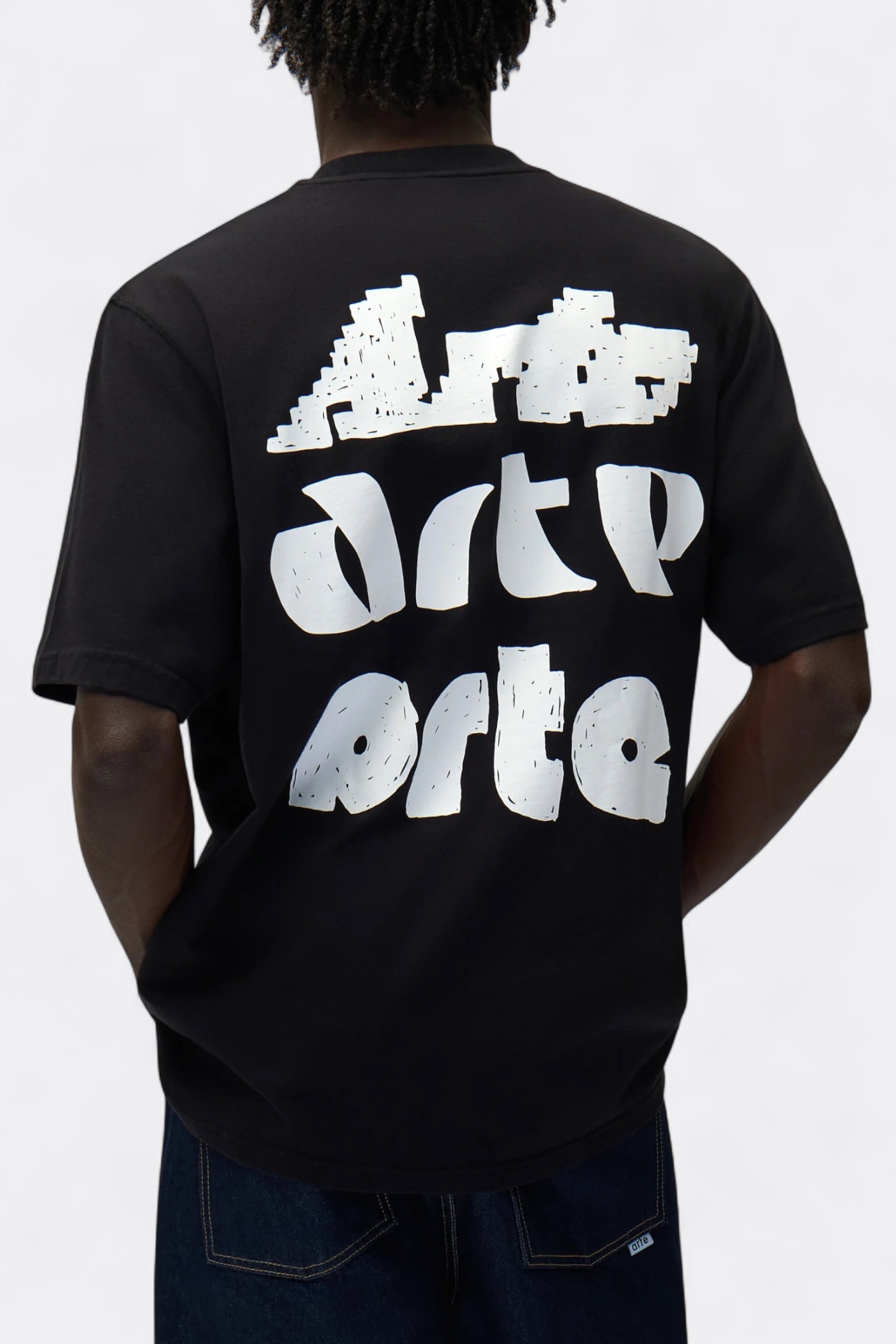 Arte - Multi Arte Print T-Shirt (Black)