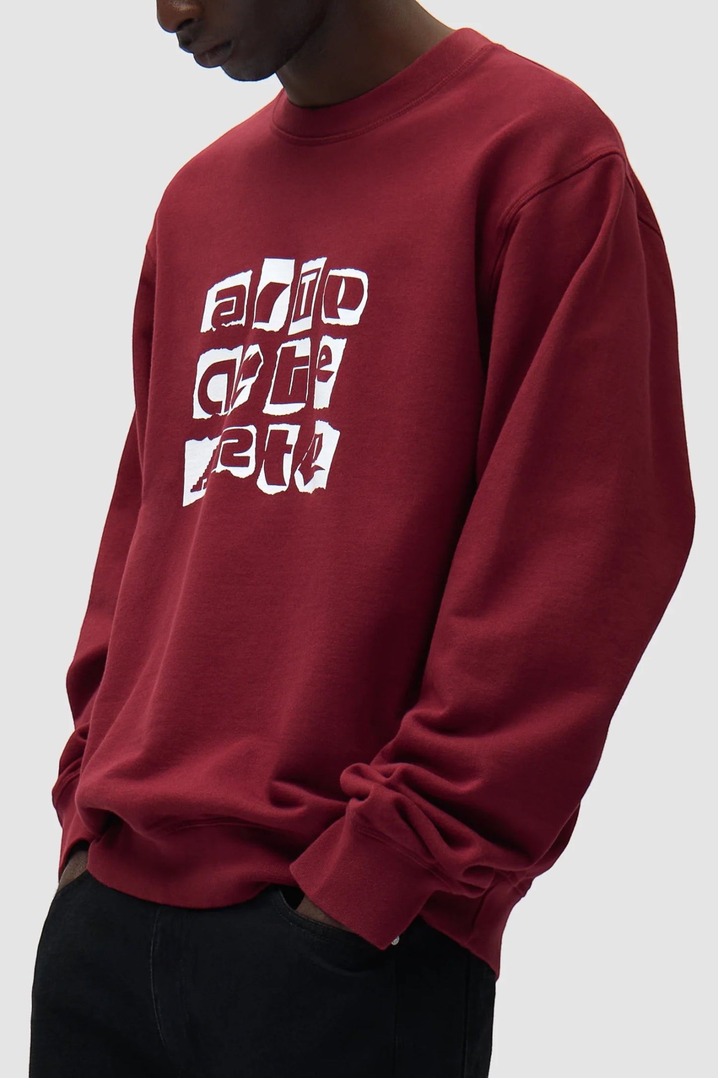 Crewneck Arte Bordeaux - Multi Logo - Coton Premium Portugal
