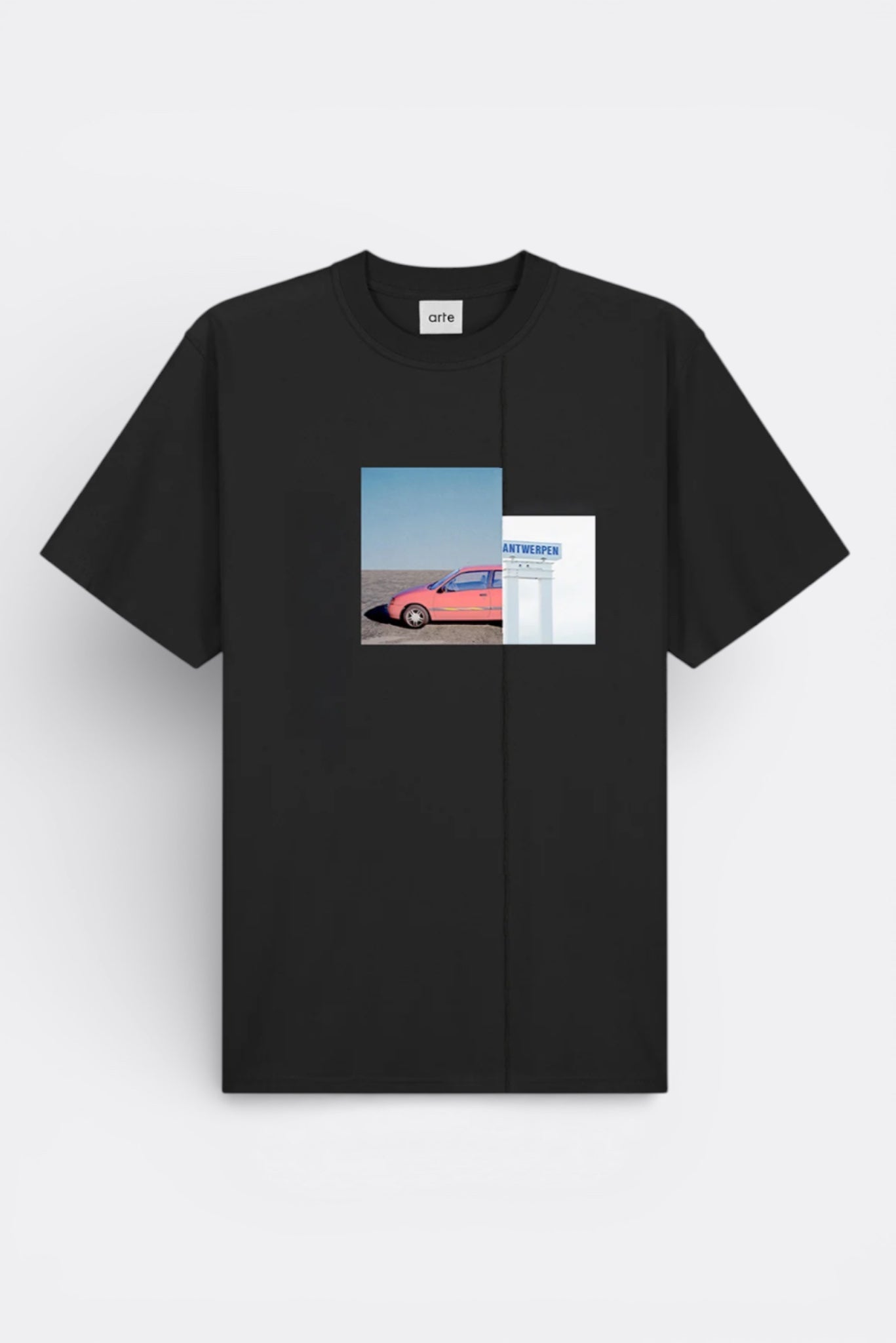 T-Shirt Arte Black - Photo Print - Coton Premium Portugal