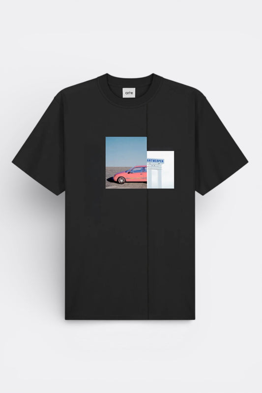 T-Shirt Arte Black - Photo Print - Coton Premium Portugal