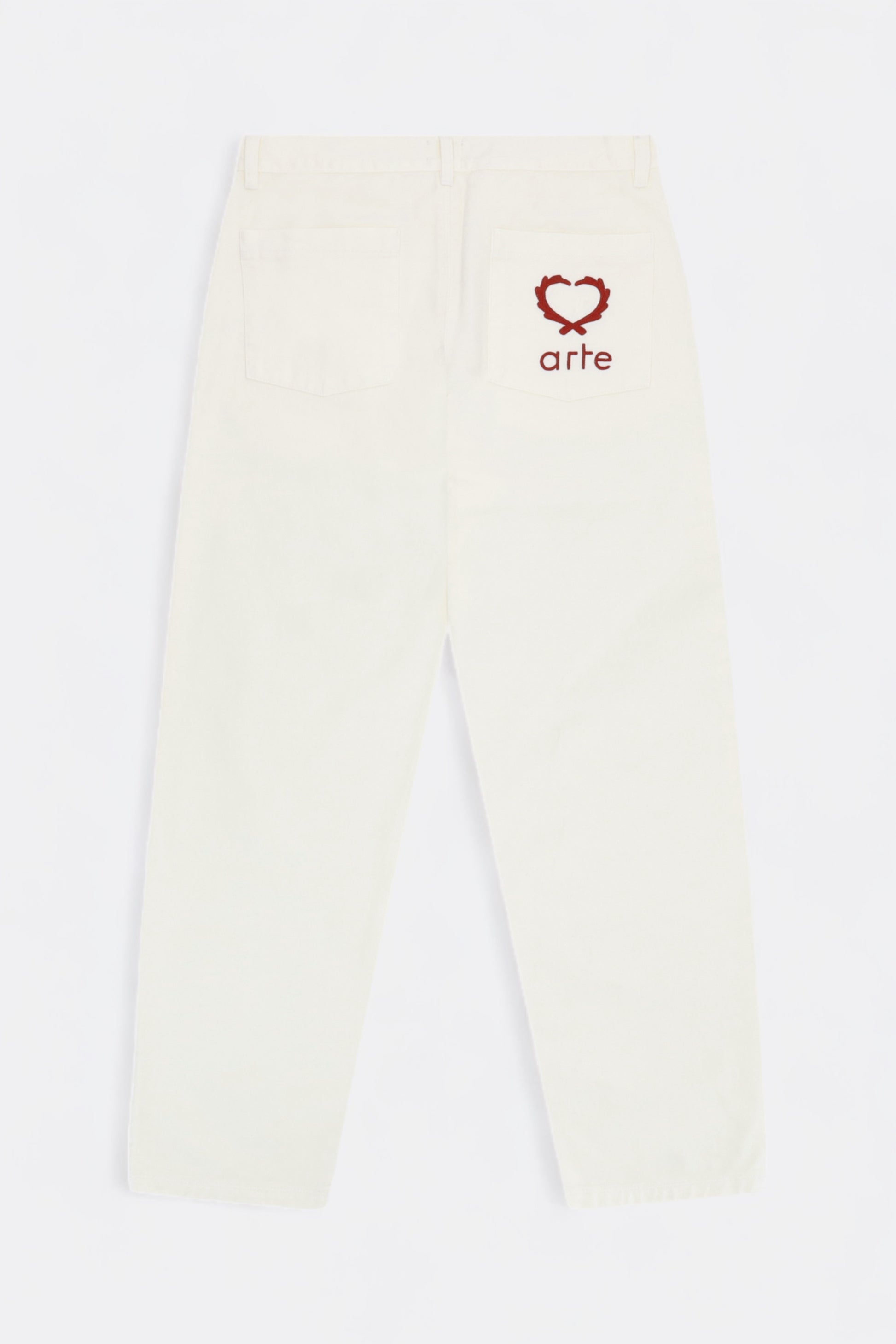 Arte - Poage Back Heart Pants (Cream)