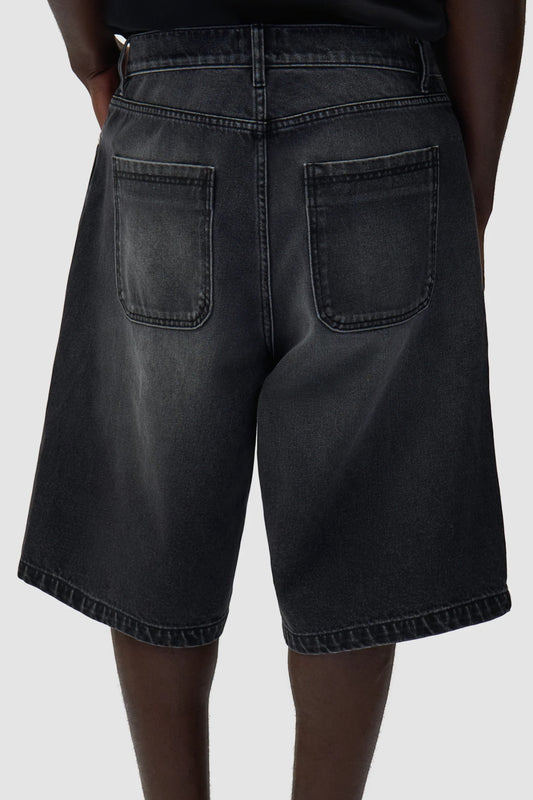 Short Arte Fade Black - Poche Ronde - Coton Premium Portugal