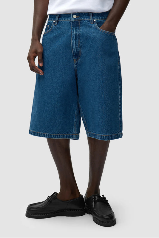 Short Arte Raw Denim - Poche Ronde - Coton Premium Portugal
