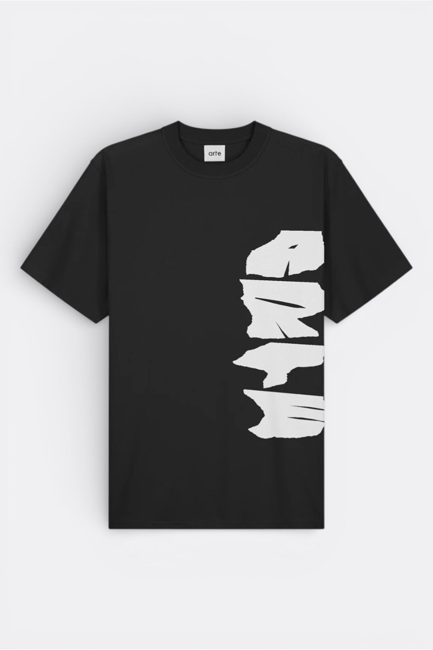 ARTE Side Logo T-Shirt Black | T-Shirt Coton Premium Logo Latéral