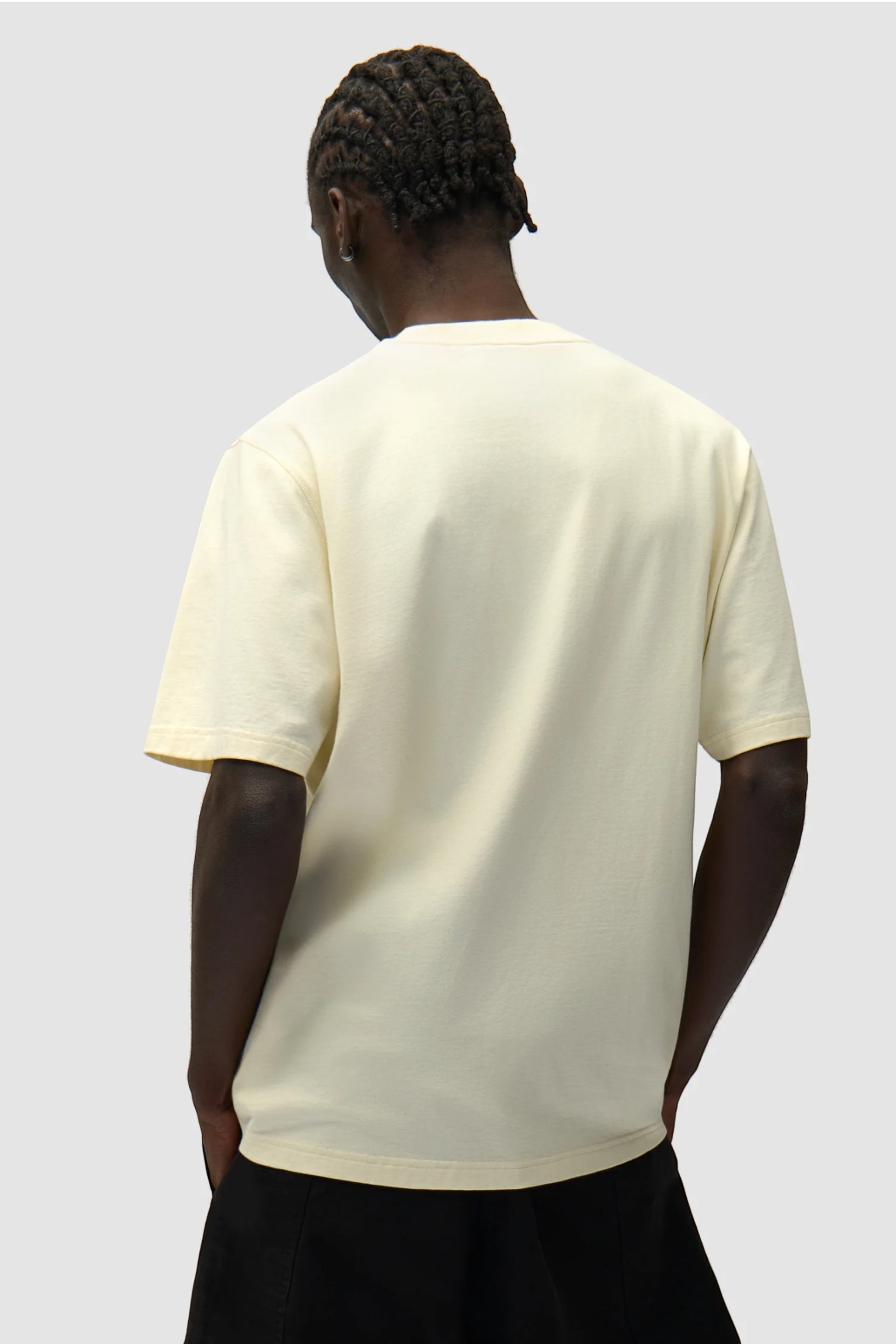 ARTE Side Logo T-Shirt Cream | T-Shirt Coton Premium Logo Latéral
