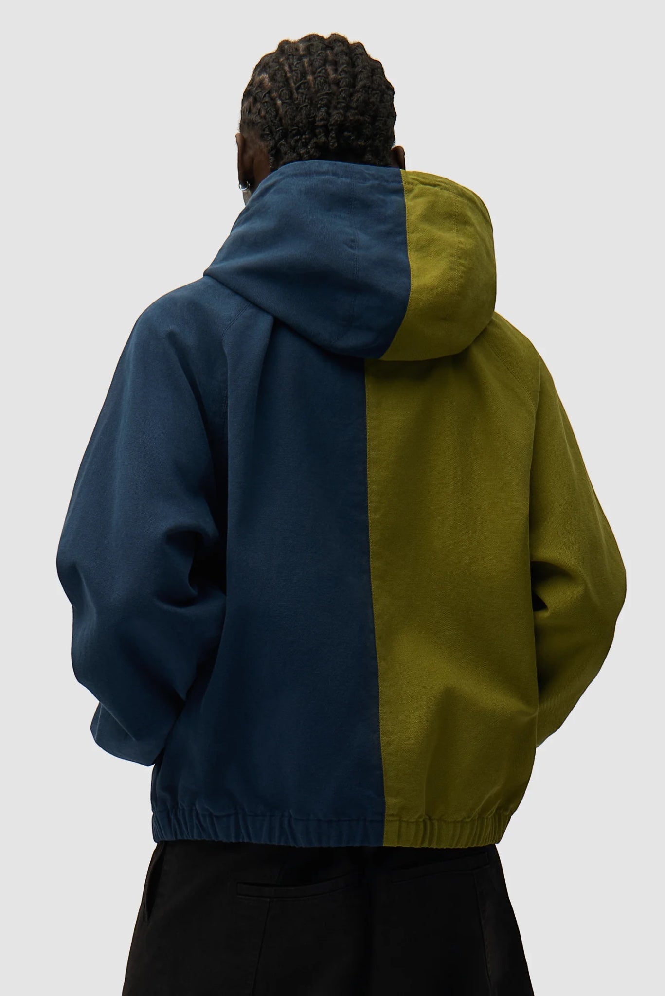 Veste Capuche Arte Navy Green - Logo Canvas - Coton Premium Portugal