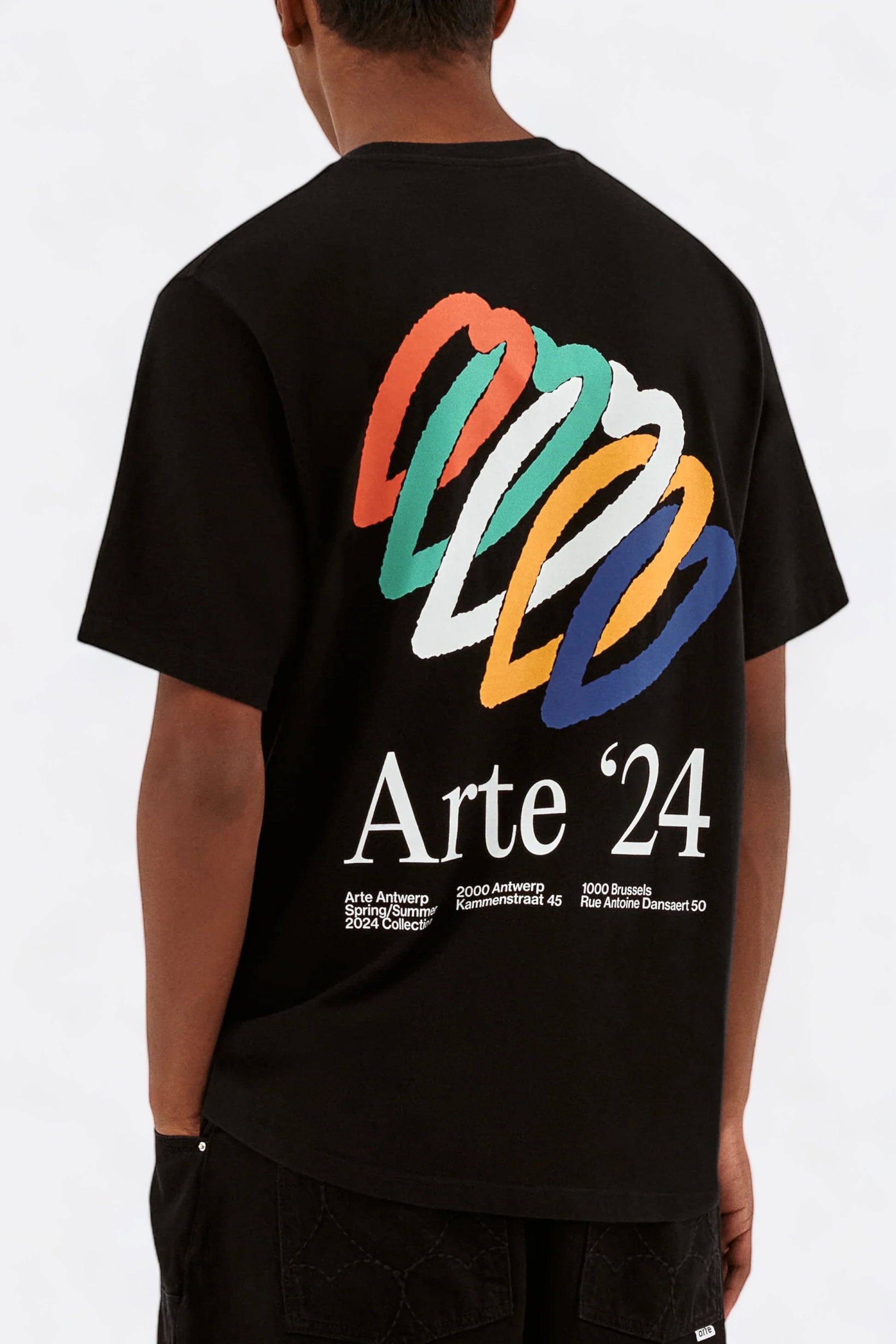 Arte - Teo Back Hearts T-shirt (Black)