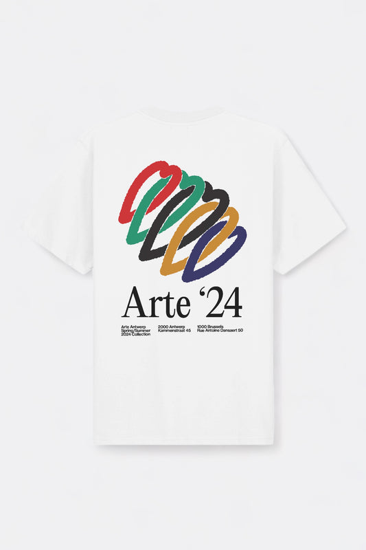 Arte - Teo Back Hearts T-shirt (White)