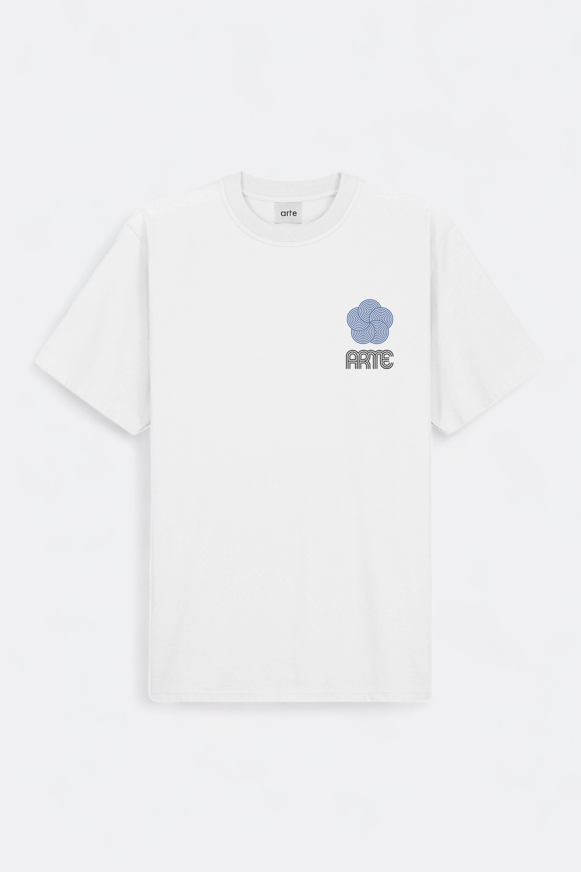 Arte - Teo Circle Flower T-shirt (White)