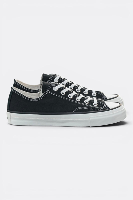 Asahi Shoes Athletic 046 Black | Sneaker Canvas Semelle Vulcanisée Made in Japan | Edgar Bdx