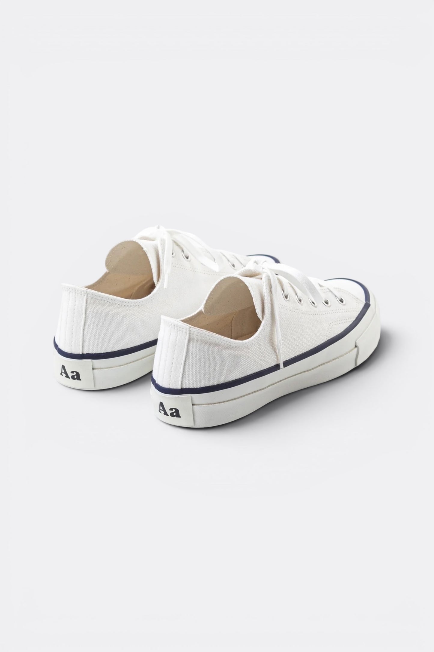 Asahi Shoes Athletic 046 White | Sneaker Canvas Semelle Vulcanisée Made in Japan | Edgar Bdx