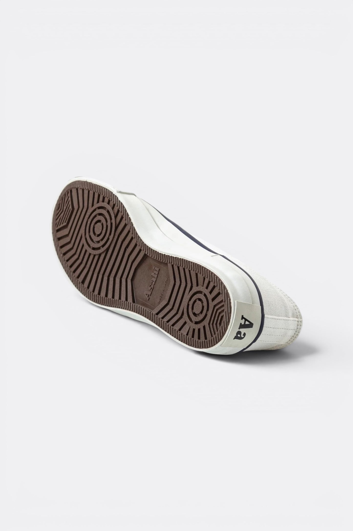 Asahi Shoes Athletic 046 White | Sneaker Canvas Semelle Vulcanisée Made in Japan | Edgar Bdx