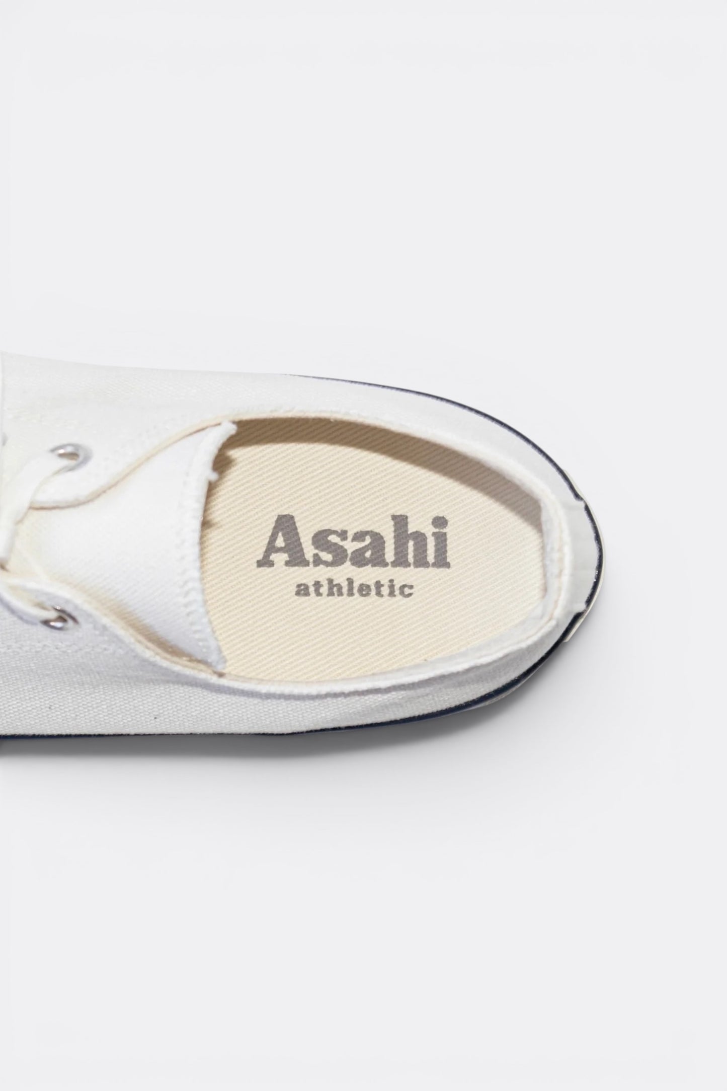 Asahi Shoes Athletic 046 White | Sneaker Canvas Semelle Vulcanisée Made in Japan | Edgar Bdx