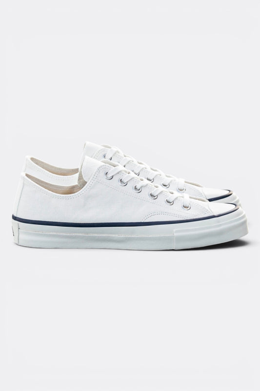 Asahi Shoes Athletic 046 White | Sneaker Canvas Semelle Vulcanisée Made in Japan | Edgar Bdx