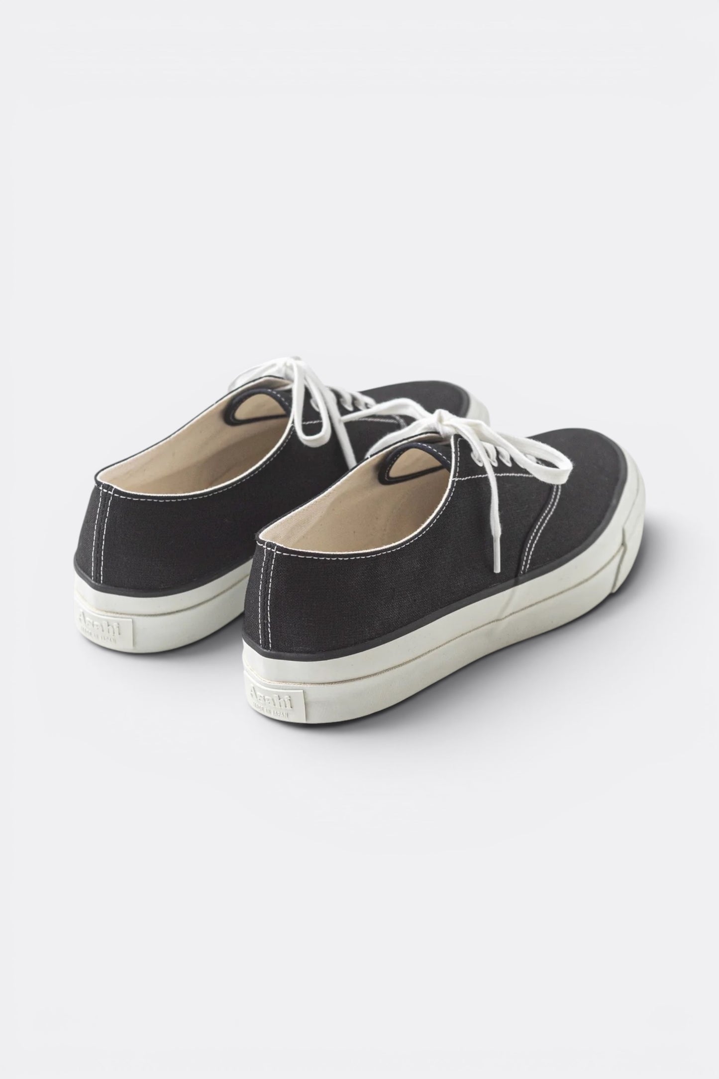 Asahi Deck 041 Black | Deck Shoe Canvas Japonais Semelle Chevrons Made in Japan | Edgar Bdx